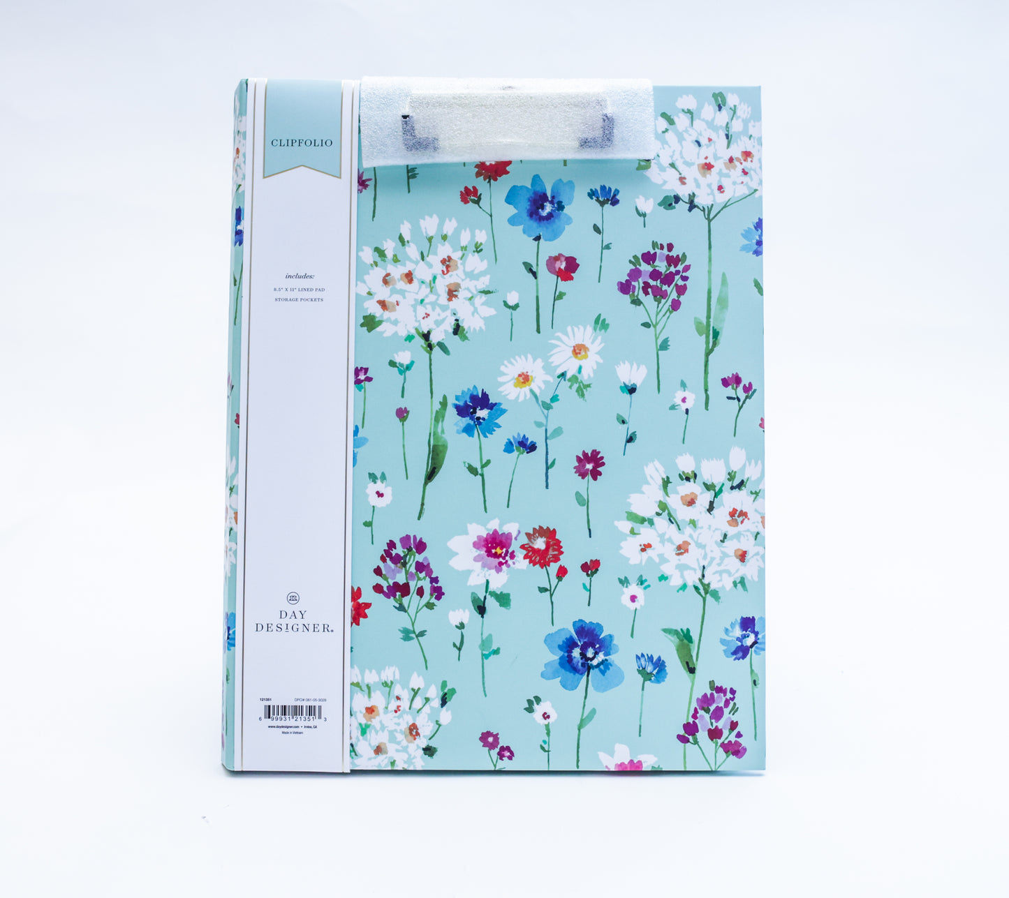 Notepad Floral Acqua